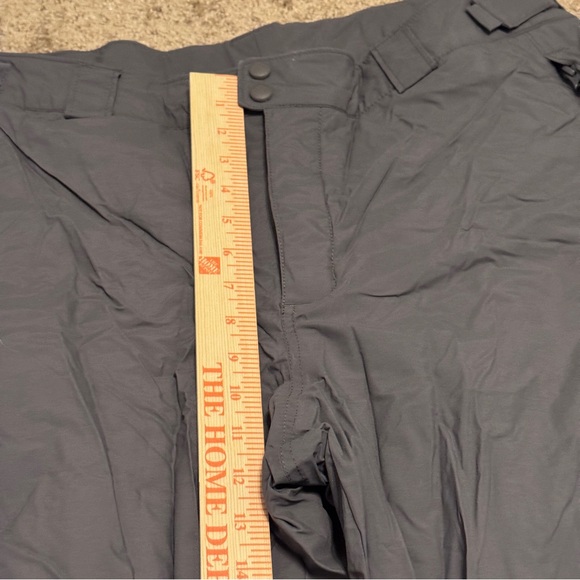 Columbia Snow Pants Mens XL Gray Lined Ski Outdoor Winter Bugaboo Omnitech Logo - Picture 12 of 15
